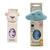 Kit com 2 Naninhas de Bebê em Animais e Modelos Diferentes - Barros Baby Store Ursa Rosa e Nuvem Azul