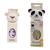 Kit com 2 Naninhas de Bebê em Animais e Modelos Diferentes - Barros Baby Store Ursa Rosa e Panda Menina