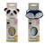 Kit com 2 Naninhas de Bebê em Animais e Modelos Diferentes - Barros Baby Store Panda Menina e Raposa Marinho