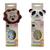 Kit com 2 Naninhas de Bebê em Animais e Modelos Diferentes - Barros Baby Store Leão Marrom e Panda Menina