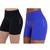 Kit Com 2 Shorts Feminino Alta Performance Max Original Lupo Preto, Azul