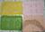 Kit com 2 tapetes retangular de crochê 37x57 cm cores conforme variação Amarelo claro