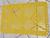 Kit com 2 tapetes retangular de crochê 37x57 cm cores conforme variação amarelo ouro