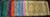 Kit com 2 tapetes retangular de crochê 37x57 cm cores conforme variação Azul claro