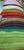 Kit com 2 tapetes retangular de crochê 37x57 cm cores conforme variação Verde bandeira