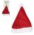 Kit Com 2 Touca De Papai Noel Para Pet 17x14cm - NATALKASA VERMELHO E BRANCO