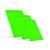 Kit com * 3 BANDEJAS * P M G esterilização autoclave autoclavável - Lysanda Verde fluorescente