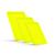 Kit com * 3 BANDEJAS * P M G esterilização autoclave autoclavável - Lysanda Amarelo fluorescente