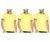 Kit com 3 Camisas Camisetas Blusas Baby Looks T-shirts Masculina Feminina Slim Básica 100% Algodão Camiseta amarela com verde