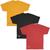 Kit com 3 Camisetas T-Shirt Masculinas em Algodão 30.1 Cores do kit