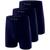 Kit com 3 Cuecas Boxer Microfibra sem Costura Plus Size Trifil Azul, Marinho