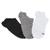 Kit com 3 pares de meias invisivel trifil - t06227 Preto, Branco