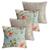 Kit Com 4 Capas de Almofada Estampadas -  Jacquard Manchester KIT CAPA 2129