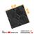 Kit com 4 Placas 3D AutoAdesivas Revestimento de Parede 50x50cm CLASSIC Hexagonal Preta