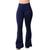 Kit com 5 Calças Legging Feminina Bailarina Peluciada Flare Marinho