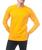 Kit Com 5 Camisetas Manga Longa Básica Lisa Camisa Blusa 5 amarelos