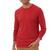 Kit Com 5 Camisetas Manga Longa Básica Lisa Camisa Blusa 5 vermelhos