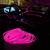 kit com duas fitas de led neon para painel e portas de carro rosa