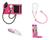 Kit Completo De Enfermagem Com Garrote + Termometro - Pamed  Rosa