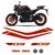 Kit Completo Faixas Yamaha Mt-03 2019/2020 Adesivo Refletivo Vermelho refletivo