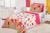 Kit completo infantil cobre leito kids solteiro estampado + jogo de lençol 5 peças gardem pink