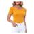 Kit conjunto 3  Blusas canelada ombro a ombro ciganinha manga curta com bojo feminino estiloso Branco