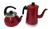 Kit Conjunto Bule 1.7L E Chaleira 1.6L Vermelho Belmar Vermelho