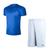 Kit conjunto camisa juvenil penalty x + calção juvenil penalty x Azul, Branco