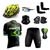 Kit Conjunto Ciclismo Camisa e Bermuda + Capacete de Ciclismo C/ Luz LED + Luvas de Ciclismo + Óculos Esportivo +  Par de Manguitos + Bandana Xfreedom brasil