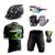 Kit Conjunto Ciclismo Camisa Proteção UV e Bermuda em Gel + Capacete Ciclismo + Luvas Ciclismo + Óculos Xfreedom brasil