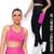 Kit conjunto TOP ALÇA MÉDIA bojo + CALÇA LEGGING BOLSOS Feminino Academia Corrida Fitness 701 Rosa