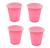 Kit Copo Americano Descartável Shot Tequila Rosa 30ml -150un Rosa-chiclete