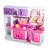 Kit Cozinha Cristal Brinquedo Meninas Lua de Cristal Fashion Comidinhas Faz de Conta Infantil Cozinha cristal pia de louças