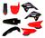 Kit crf 230f f21 completo Preto/Vermelho/Preto