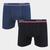 Kit Cueca Boxer Lupo Lisa 2 Peças Marinho, Preto