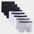 Kit Cueca Boxer Underwear C/ 8 Peças Branco, Preto