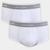 Kit Cueca Slip Calvin Klein Básica 2 Peças Branco