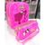 Kit da barbie para criança mochila e bolsinha lateral para colocar celular Pink