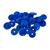 Kit De Botão De Pressão Tamanho 12 Com 100 Peças Em Plástico Azul Royal