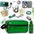 Kit de Enfermagem Aparelho de  Pressao Estetoscopio Necessaire Medidor Glicose Multi Estagio Premium Verde escuro