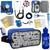 Kit de Enfermagem Aparelho de  Pressao Estetoscopio Necessaire Transparente Estampada  Medidor Glicose Multi Estagio Incoterm Azul