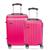 Kit de Malas M e P Gama 3 Sestini 360 ABS Rosa pink