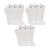 Kit De Meias Lupo Kids 9 Pares Cano Curto Infantil Atacado Kit branco