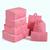 Kit De Viagem Bolsas Organizador Nécessaire Pratico 7 Peças Rosa