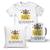 Kit Dia Das Mães Camiseta Almofada e Caneca Personalizada Com Frase Amarelo