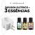 Kit Difusor Elétrico de Aromas + 3 Essências Concentradas 15ml - Escolha a Sua Lavanda, Carmem, Algas