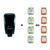 Kit Dispenser Luxo Pequeno + 4 Refil Sabonete Espuma 400ml Eco Fácil Preto