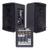 Kit Donner Saga 6 150W Ativa Passiva e Mesa de Som LLAUDIO NA402 Áudio Profissional Potência Qualidade Sonora em um Conjunto Completo Preto