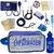 Kit Enfermagem Aparelho de Pressão Estetoscópio Aneroide Transparente Enfermagem Premium Azul
