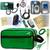 Kit Enfermagem Aparelho de Pressão Estetoscópio Medidor Glicose Completo Premium Verde